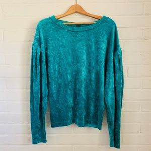 FREE PEOPLE Velvet Blouse Size XSmall